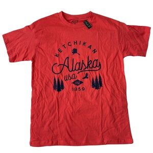 Salmon Ketchikan Alaska cotton t-shirt